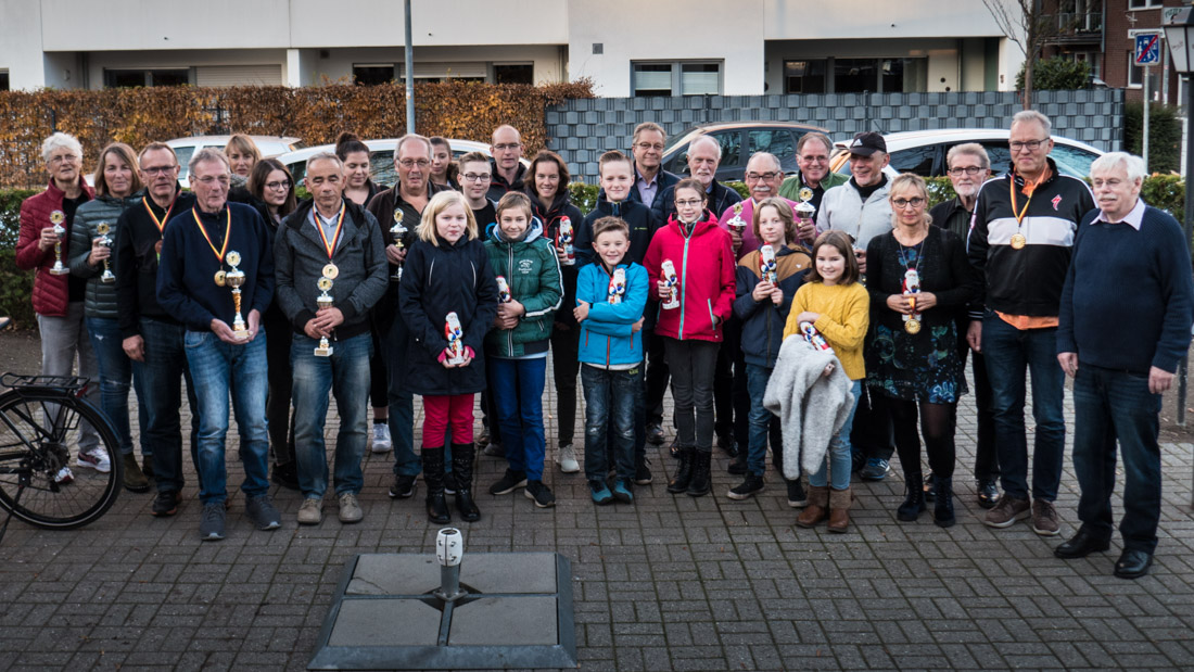 Alle verdienten Sportler im Gruppenfoto